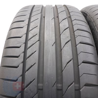 2. 235 45 19 2x CONTINENTAL 235/45 R19 95V ContiSportContact 5 RunFlat MOE Sommerreifen 2018 7,2mm