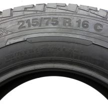 4.  215 75 16C 2x CONTINENTAL 116/114R ContiVanContact 100 Sommerreifen 2019 VOLL WIE NEU