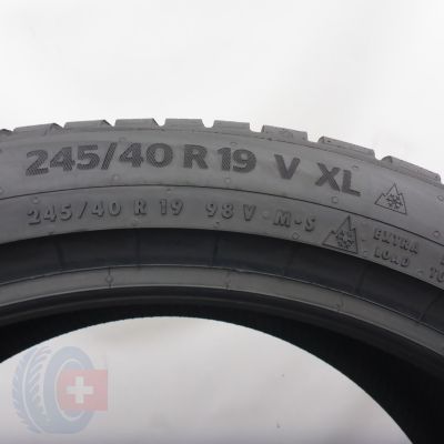 6. 245 40 19 2x CONTINENTAL 245/40 R19 98V XL WinterContact TS870 P Winterreifen 2024/25 8-7,8mm 