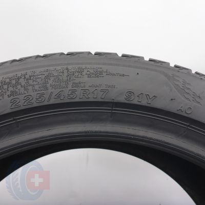 5. 225 45 17 2x BRIDGESTONE 225/45 R17  91Y Turanza T005 A0 Sommerreifen 2021 5,8mm