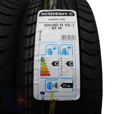 2. 205 60 15 4x SEMPERIT 205/60 R15 91H Speed-Life Sommerreifen 2019 VOLL Wie Neu