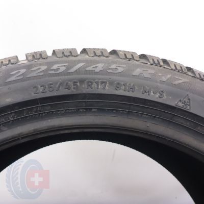5. 225 45 17 2x PIRELLI 225/45 R17 91H Cinturato Winter 2 Winterreifen 2022 Ungebraucht  