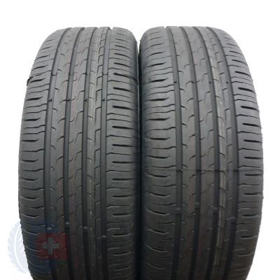 2 x CONTINENTAL 205/60 R16 96H XL EcoContact 6 Sommerreifen 2024 WIE NEU VOLL