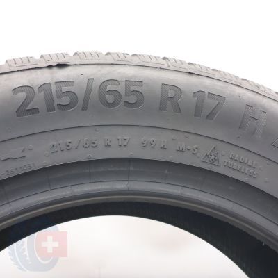 6. 215 65 17 2x CONTINENTAL 215/65 R17 99H WinterContact TS 870 P SEAL Winterreifen 2023/25 8,8-8,2mm