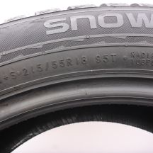 6. 215 55 18 4x NOKIAN 215/55 R18 95T Snowproof 2 SUV Winterreifen 2023 WIE NEU 8-8,2mm