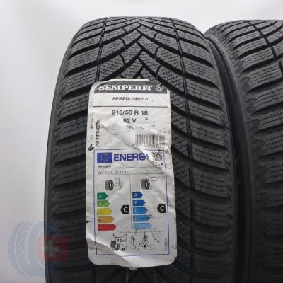 2. 215 50 18 4x SEMPERIT 215/50 R18 92V Speed-Grip 5 Winterreifen 2024 VOLL WIE NEU 
