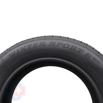 6. 225 65 17 2x DUNLOP 225/65 R17 102H Winter Sport 5 SUV Winterreifen 2022 6,8-7,2mm