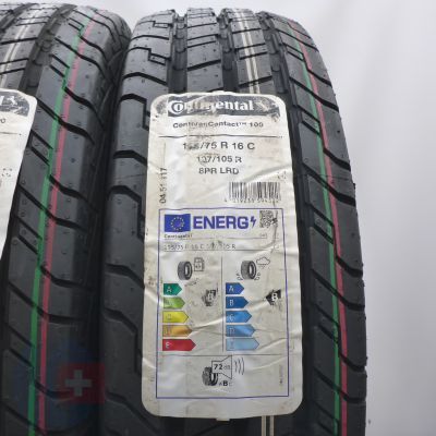 2. 195 75 16C 2x CONTINENTAL 195/75 R16C 107/105R ContiVanContact 100 Sommerreifen 2024 Ungebraucht    