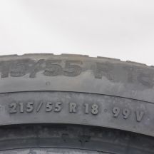 6. 215 55 18 2x CONTINENTAL 215/55 R18 99V XL WinterContact TS 870 P Winterreifen 2023 VOLL WIE NEU 