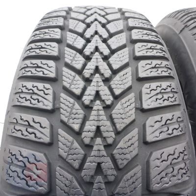 3. 185 60 15 2x DUNLOP 185/60 R15 84T Winter Response-2 Winterreifen 2024 7,3-7,4mm