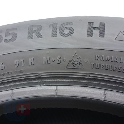 2. 205 55 16 2x CONTINENTAL 205/55 R16 91H WinterContact TS870 Winterreifen 2022 6,8mm