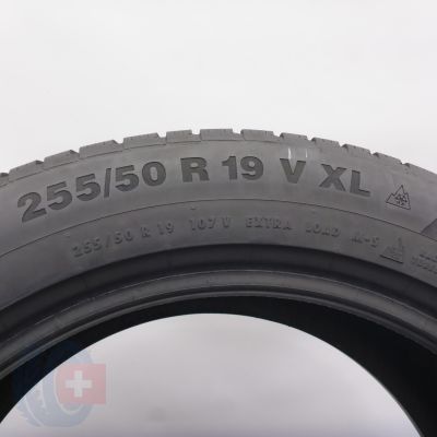 5. 255 50 19 2x CONTINENTAL 255/50 R19 107V XL WinterContact TS850P SUV Winterreifen 2018, 2019 7-7,5mm