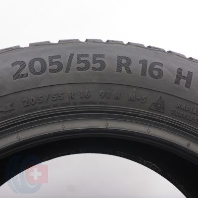 6. 205 55 16 2x CONTINENTAL 205/55 R16 91H WinterContact TS870 Winterreifen 2023 7,2-7,5mm