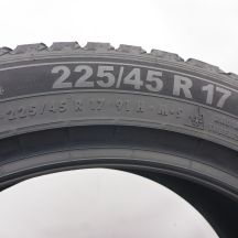 6. 225 45 17 4x SEMPERIT 225/45 R17 91H Speed-Grip 5 Winterreifen 2024/25 8,2-7,5mm WIE NEU 