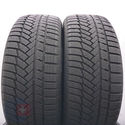 Opony 225 55 17 2x CONTINENTAL 225/55 R17 97H WinterContact TS850P BMW MO Winterreifen 2021 6,5-6,8mm