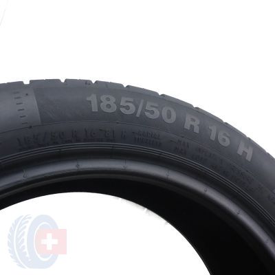 7. 2 x CONTINENTAL 185/50 R16 81H ContiEcoContact 5 Sommerreifen  2018 6.8mm