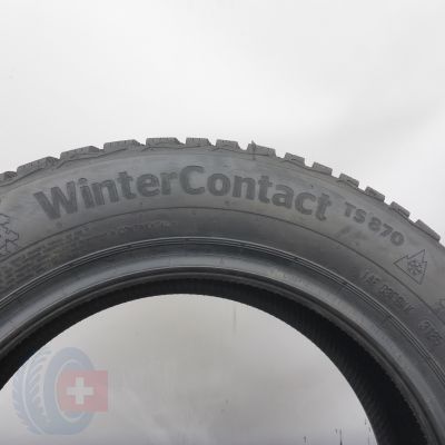 6. 185 60 15 2x CONTINENTAL 185/60 R15 88T XL WinterContact TS 870 Winterreifen 2025 VOLL WIE NEU 