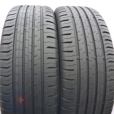 215 60 17 2x CONTINENTAL 215/60 R17 96H ContiEcoContact 5 Sommerreifen 2016 6,8-7mm