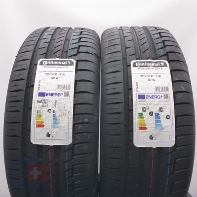 4. 225 50 18 4x CONTINENTAL 225/50 R18 99W XL PremiumContact6 BMW Sommerreifen 2025 VOLL WIE NEU