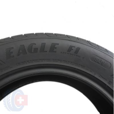 7. 4 x GOODYEAR 255/55 R19 107W Eagle F1 SUV Sommerreifen DOT21/20 6.5-7.2mm