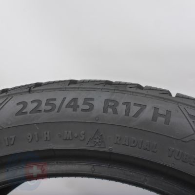 7. 225 45 17 4x BARUM 225/45 R1791H Polaris 5 Winterreifen 2023 6,8-8,2mm