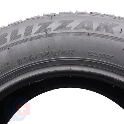 5. 205 65 15C 4x BRIDGESTONE 205/65 R15C 102/100T Blizzak LM-32C Winterreifen 2021 VOLL WIE NEU