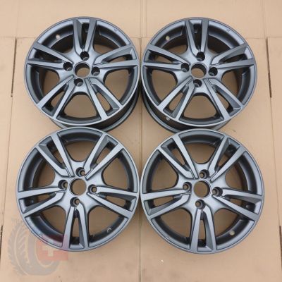 4 x Alufelgen 15 TOYOTA DAIHATSU 4x100 6J ET35 MAK Haly WIE NEU Porte Move Custom