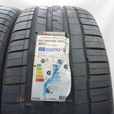 3. 265 45 20 2x HANKOOK 265/45 R20 108Y XL Ventus S1 evo3 SUV Sommerreifen 2024 VOLL WIE NEU 