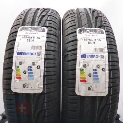 3. 185 65 15 4x UNIROYAL 88H RainExpert 5 Sommerreifen 2023 VOLL WIE NEU
