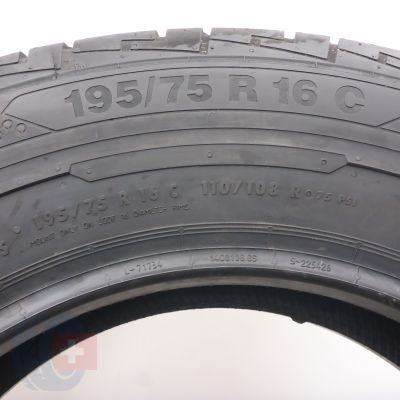 7. 195 75 16C 4x CONTINENTAL 195/75 R16C 110/108R ContiVanContact 100 Sommerreifen 2022 VOLL