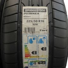 2. 4 x BRIDGESTONE 225/50 R16 92W Potenza RE050 BMW RunFlat Sommerreifen 2016 VOLL Wie Neu