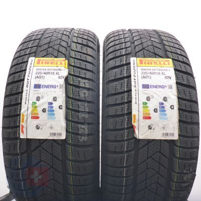 4. 225 40 18 4x PIRELLI 225/40 R18 92V XL Winter Sottozero 3 A01 Winterreifen 2025 VOLL WIE NEU 