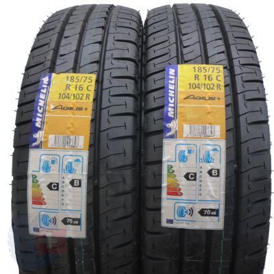 4. 4 x MICHELIN 185/75 R16C 104/102R Agilis+ Sommerreifen DOT12 VOLL Ungebraucht