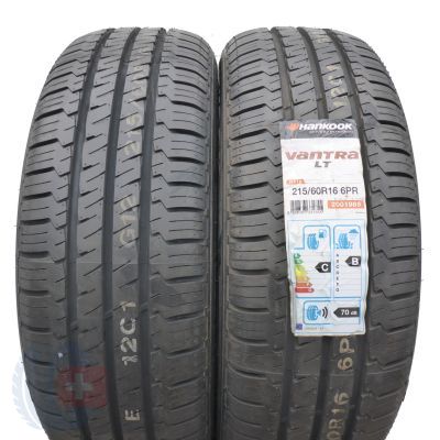 2 x HANKOOK 215/60 R16C 103/101T Vantra LT Ra18 Sommerreifen M+S 2015 VOLL UNGEBRAUCHT