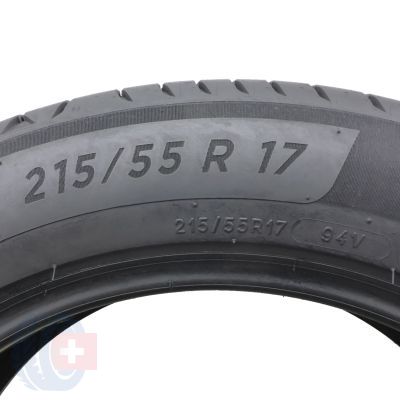 6. 4 x MICHELIN 215/55 R17 94V Primacy 4 Sommerreifen 2020/21 5.2-6.2mm