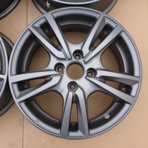 4. 4 x Alufelgen 15 TOYOTA DAIHATSU 4x100 6J ET35 MAK Haly WIE NEU Porte Move Custom