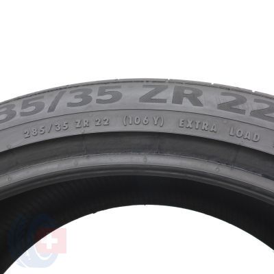 4. 285 35 22 2x CONTINENTAL 285/35 R22 106Y SportContact 6 Sommerreifen 2022 6mm