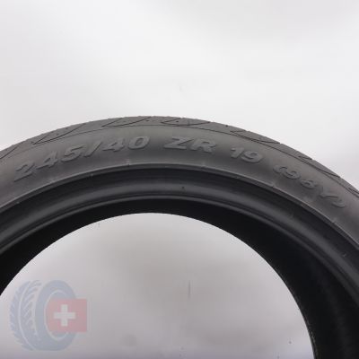 3. 245 40 19 1x PIRELLI 245/40 R19 98Y XL PZero Nero Sommerreifen 2020 6,8mm