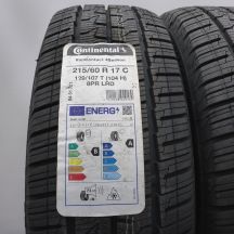 3. 215 60 17C 2x CONTINENTAL 215/60 R17C 109/107T VanContact 4Season Ganzjahresreifen 2022 WIE NEU VOLL 3. 215 60 17C 2x CONTINENTAL 215/60 R17C 109/107T VanContact 4Season Ganzjahresreifen 2022 WIE NEU VOLL