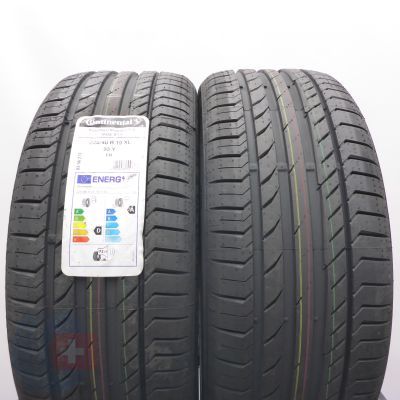 225 40 19 2x CONTINENTAL 225/40 R19 93Y XL ContiSportContact 5 RunFlat MOE Sommerreifen 2024 WIE NEU VOLL