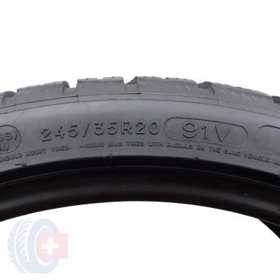 6. 2 x MICHELIN 245/35 R20 91V Pilot Alpin PA4 N1 Winterreifen 2018 8.5mm WIE NEU 