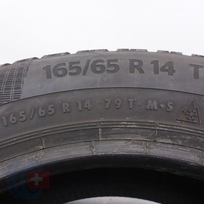 5. 165 65 14 2x CONTINENTAL 165/65 R14 79T WinterContact TS 860 Winterreifen 2021 UNGREBRAUCHT 