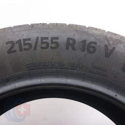 6. 215 55 16 2x CONTINENTAL 215/55 R16 93V EcoContact 6 Sommerreifen 2021 VOLL