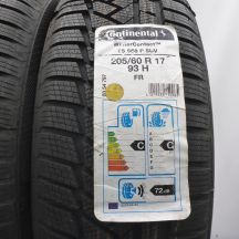 2. 205 60 17 2x CONTINENTAL 205/60 R17 93H WinterContact TS 850 P SUV Winterreifen 2020 Ungebraucht  