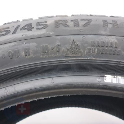2. 225 45 17 4x CONTINENTAL 225/45 R17 91H RunFlat BMW WinterCinturato Ts860S Winterreifen 2022 WIE NEU VOLL