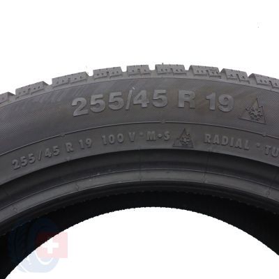 5. 255 45 19 2x CONTINENTAL 255/45 R19 100V ContiWinterContact TS830P NO Winterreifen 2019 7mm
