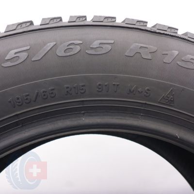6.  195 65 15 4x PIRELLI  195/65 R15 91T Winter Cinturato Winterreifen  2016 7-8mm