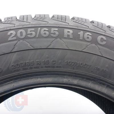 6. 205 65 16C 4x CONTINENTAL 205/65 R16C 107/105T VancoWinter 2 Winterreifen 2020, 2021 6,8-7,5mm