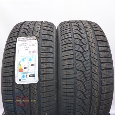 235 40 19 2x CONTINENTAL 235/40 R19 96V XL WinterContact TS860S NAO Winterreifen 2020 WIE NEU VOLL