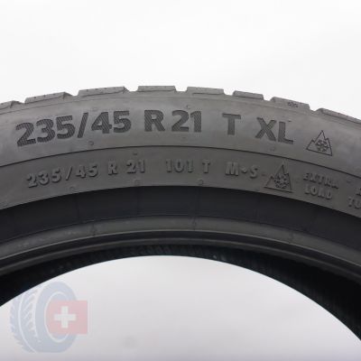6.  235 45 21 2x CONTINENTAL 235/45 R21 101T XL WinterContact TS 870 P Winterreifen 2022/24 7,2-7,8mm